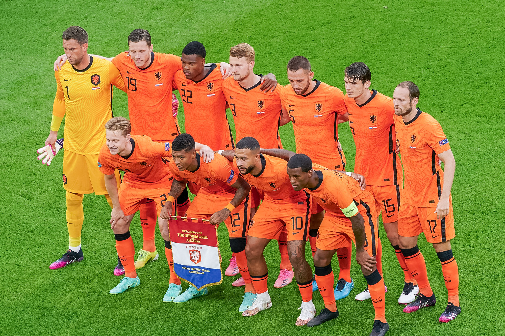 rugnummers Nederlands elftal EK 2024